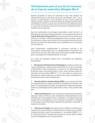 Orientaciones pedagógicas matemáticas y lenguaje