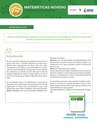 Orientaciones pedagógicas matemáticas y lenguaje