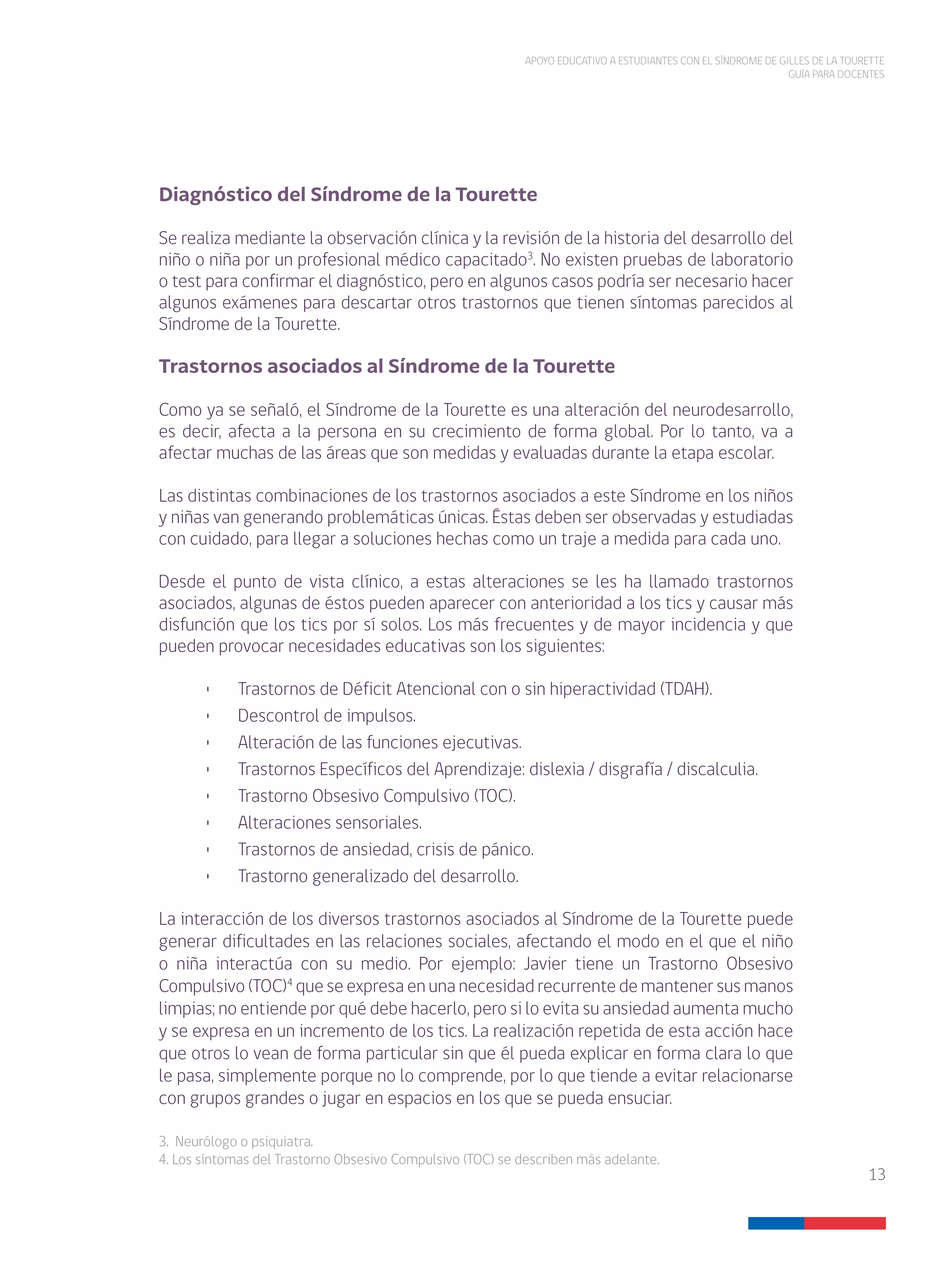 “Guía para el Educador de niñas y niños Con el Síndrome de Guilles de ...