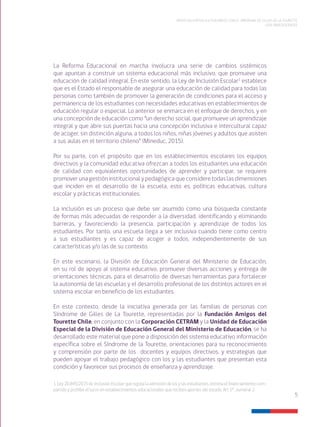 “Guía para el Educador de niñas y niños Con el Síndrome de Guilles de ...