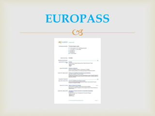 
EUROPASS
 