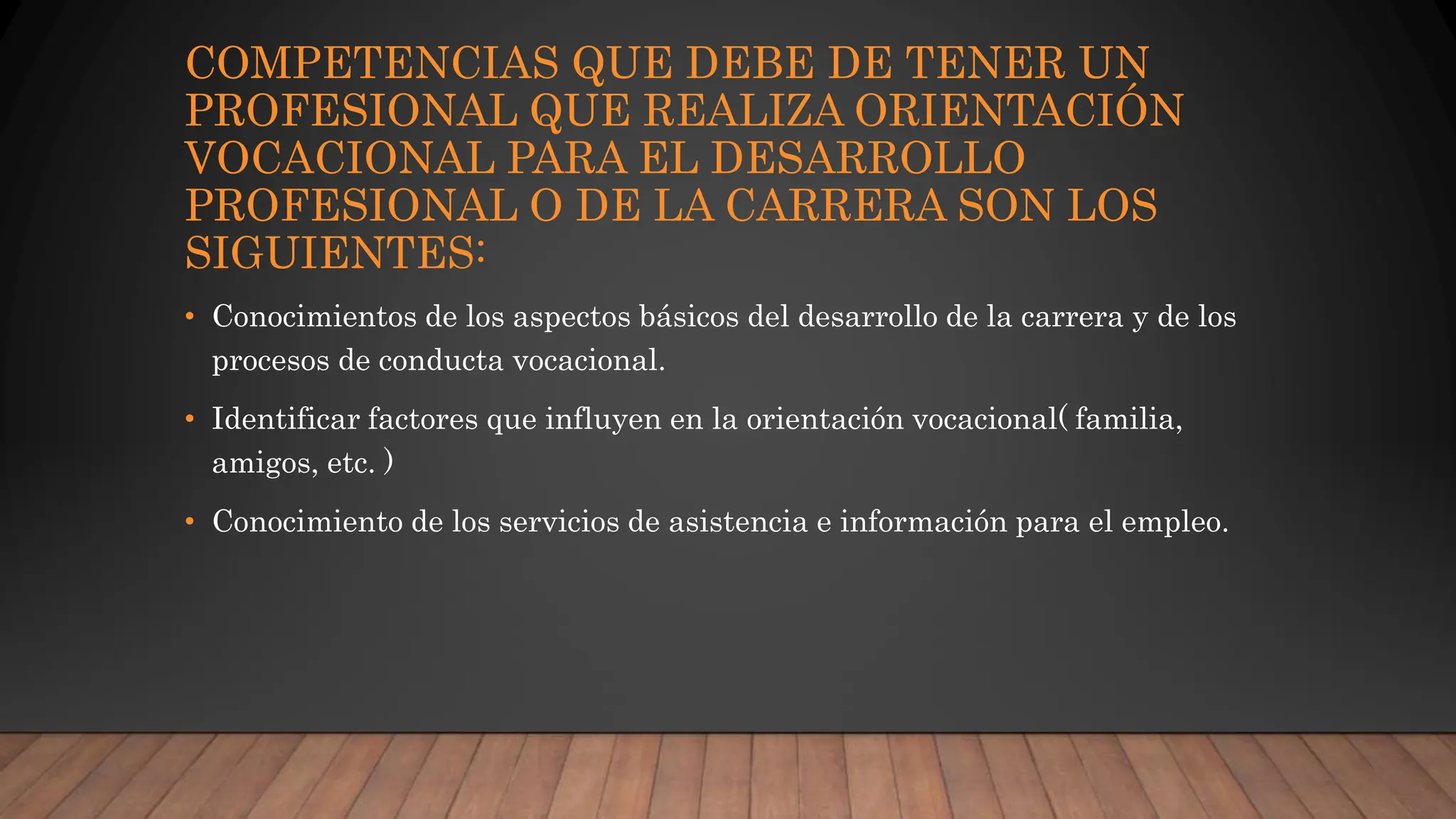 presentacin sobre la orientacion vocacional | PPTX