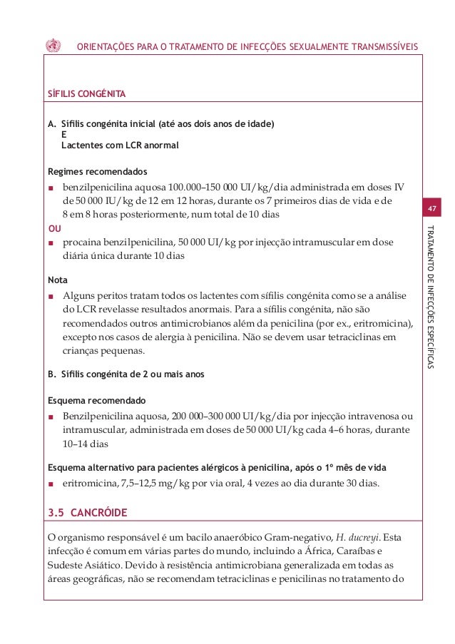 Orientacoes Para O Tratamento De Infeccoes Sexualmente Transmissiveis