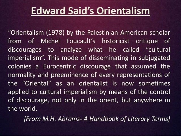 Orientalism