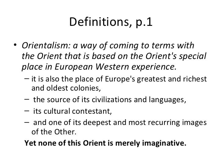Define orientalism essay picture