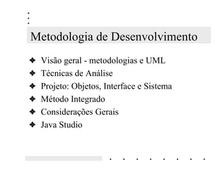 RMI - Ambiente de Execução
 0iTXLQD OLHQWH                       0iTXLQD 6HUYLGRUD
                                                       1     Server
               Lookup           RMI Registry                 Interface
               Server               Register
                          7                  4
 OLHQW                             Server
   6                                  2                     3
Security
                      5       6HUYHU                       Security
Manager                                                    Manager
                  8                       8      9
           9
                                8

  Stub                         9                     Skeleton
 