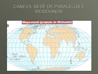 CANEVA: REDE DE PARALELOS E MERIDIANOS 