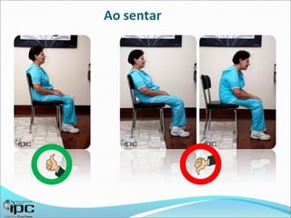 Orientação postural no trabalho