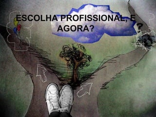 ESCOLHA PROFISSIONAL, E
AGORA?
 