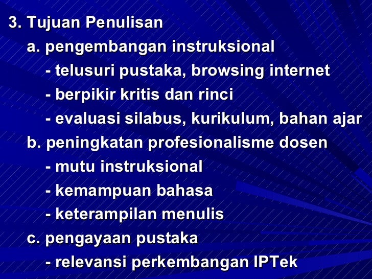 Orientasi teknik penulisan buku ajar (buku teks)