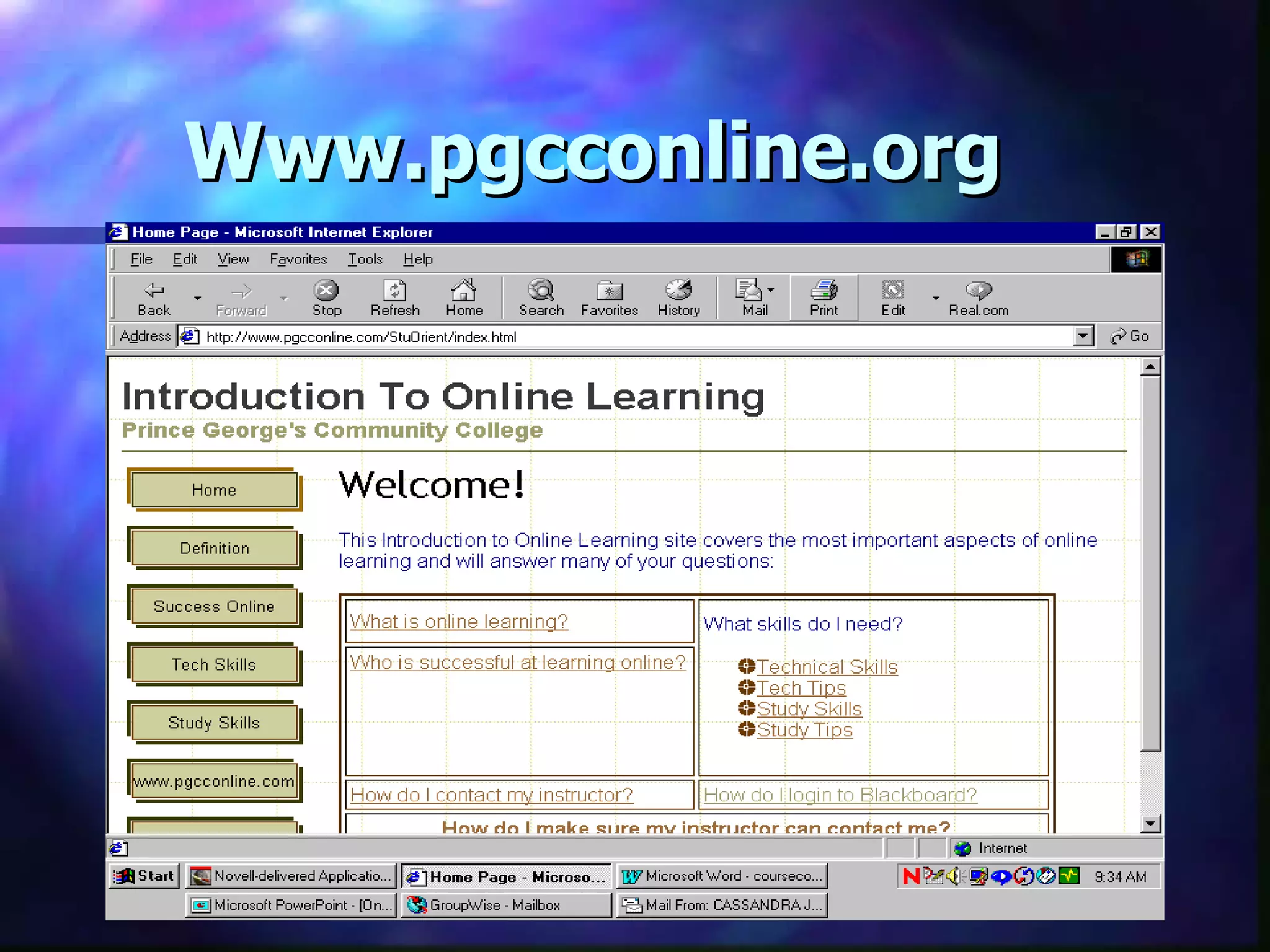 Www.pgcconline.org 