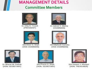 MANAGEMENT DETAILS
Committee Members
 