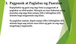 MGA PANUNTUNIN SA PAARALAN/PARENT ORIENTATION.pptx