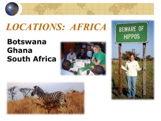 All credits taken abroad on a UW-Eau Claire program count towards graduation.