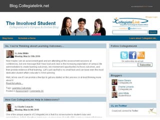 Blog.Collegiatelink.net 