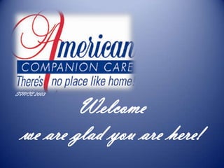 SINCE 2003


          Welcome
  we are glad you are here!
 