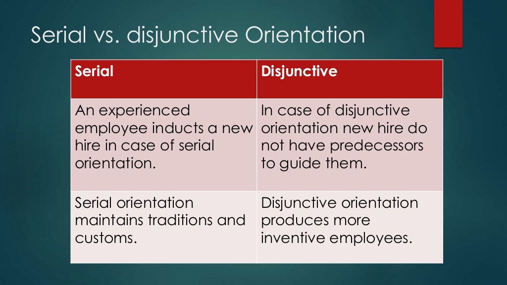 Orientation Hrm