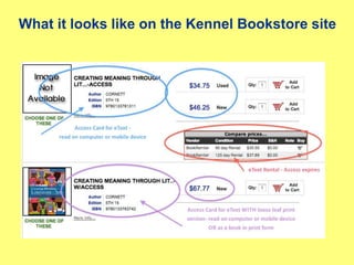 What it looks like on the Kennel Bookstore site
 