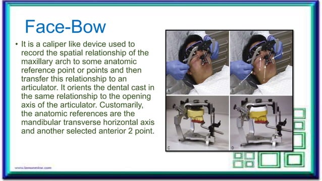 Orientation jaw relation and facebow | PPTX