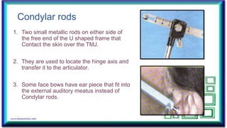 Orientation jaw relation and facebow | PPTX