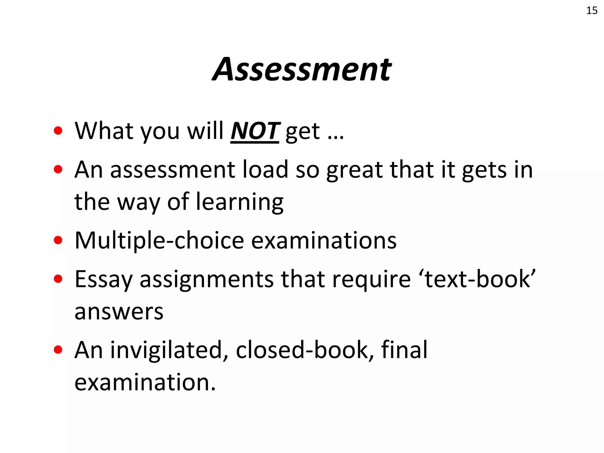 Being reactive7Professors and pedagogyProfessors notteachers!Mentors, facilitators, ‘resident’ experts – to help you learnDifferent styles; can be idiosyncratic!Ask questionsRegular reflection