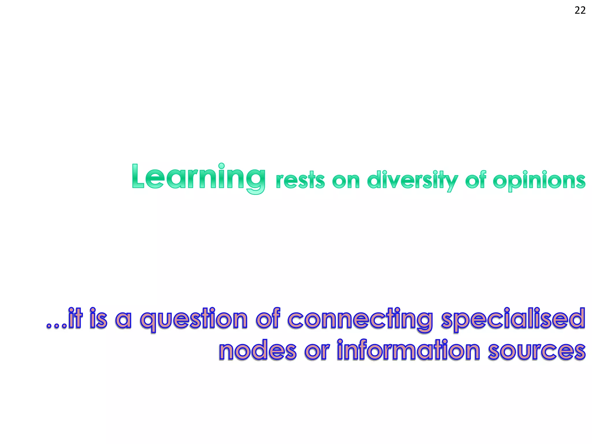 14What to expect “in class” …Interactive courseware to reinforce understanding of the key concepts and content introduced to you from yourreadingAsynchronous discussion with peersDiversity of knowledge sources – use this to your benefit.