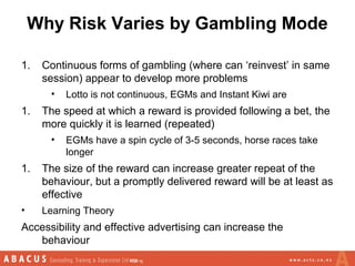 Orientation Module – Gambling Harm Minimisation | PPT