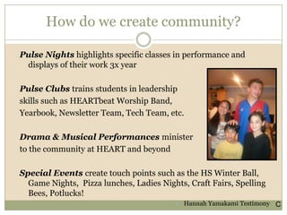 What are we passionate about?J