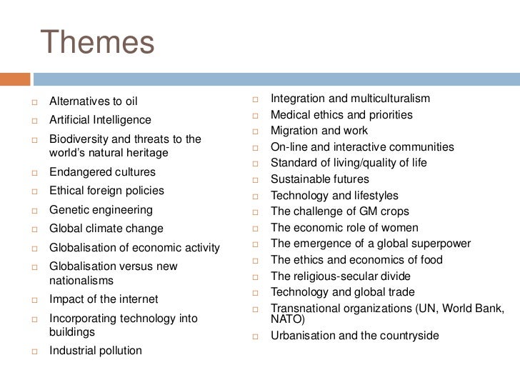 research topics global perspective