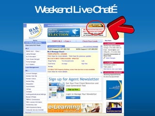 Weekend Live Chat… 