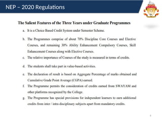 6
NEP – 2020 Regulations
 