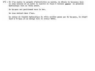 Orientation roue avant sur avion