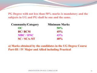 ORIENTATION PROGRAMME