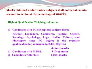 ORIENTATION PROGRAMME