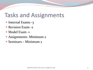 ORIENTATION PROGRAMME