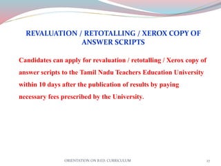 ORIENTATION PROGRAMME