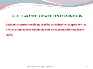 ORIENTATION PROGRAMME