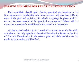 ORIENTATION PROGRAMME