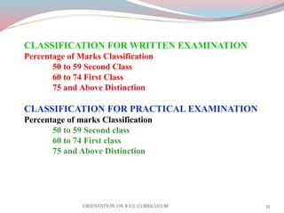ORIENTATION PROGRAMME