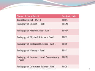 ORIENTATION PROGRAMME