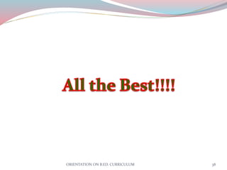 ORIENTATION PROGRAMME