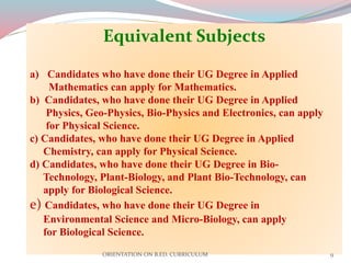 ORIENTATION PROGRAMME