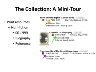 The Collection: A Mini-TourPrint resourcesNon-fiction 001-999BiographyReference