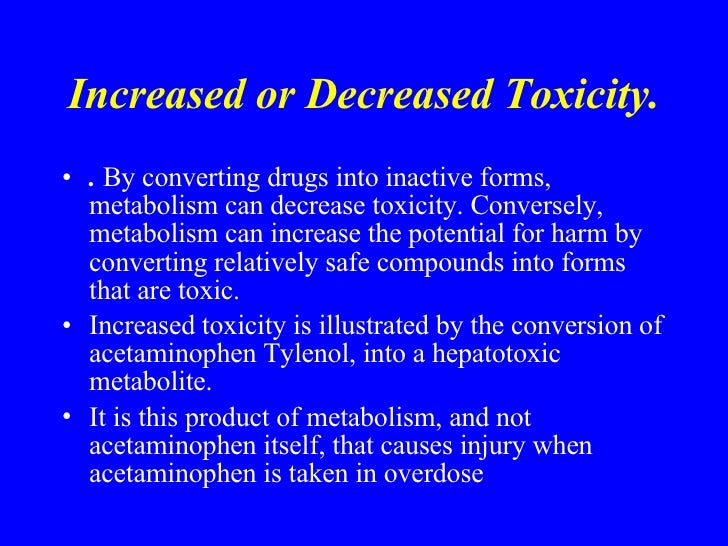 Acetaminophen Safety and Toxicity
