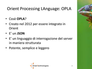 OrientDB & Big Data | PPTX