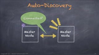 Auto-Discovery 
Connected! 
C 
Master 
Node 
Master 
Node 
Copyright (c) - Orient Technologies LTD 8 
 