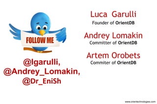 OrientDB the graph database | PPTX
