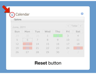 Reset button
 