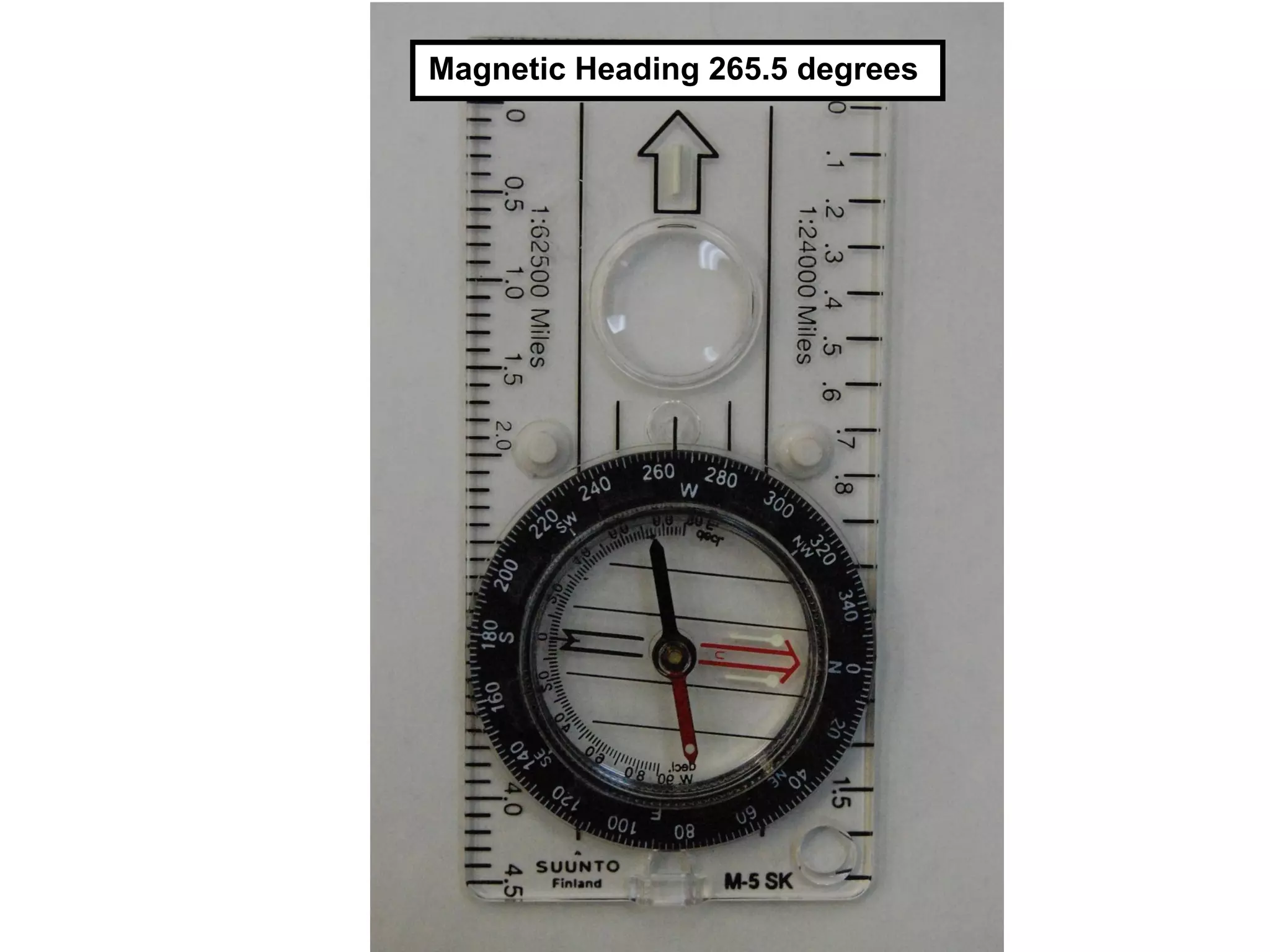 Magnetic Heading 265.5 degrees
 