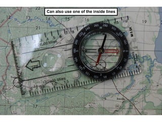 Can also use one of the inside lines
 